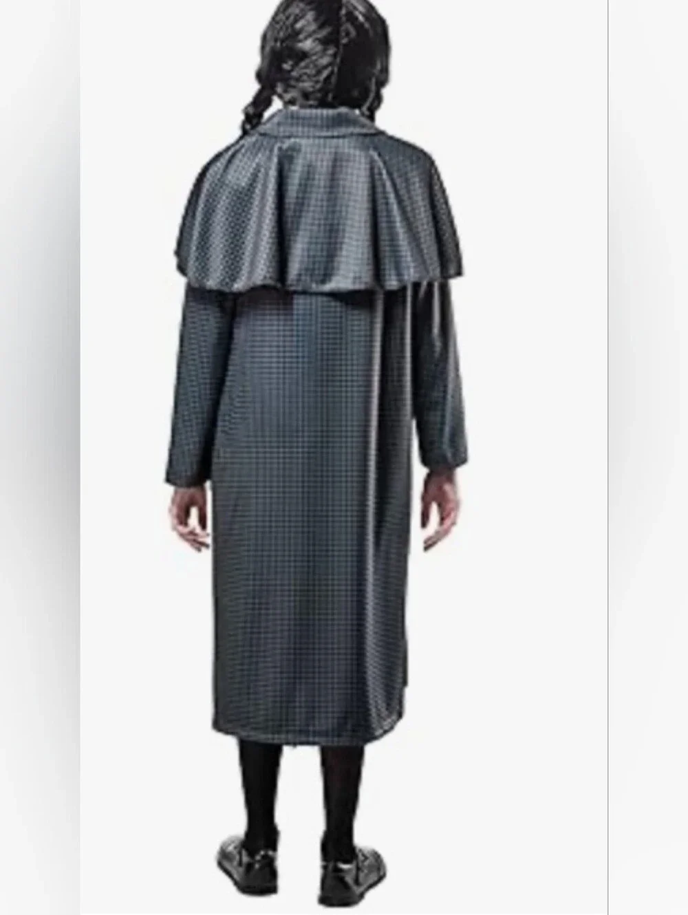 New Kids Small Wednesday Addams Child Costume Coat - Picture 3 of 8